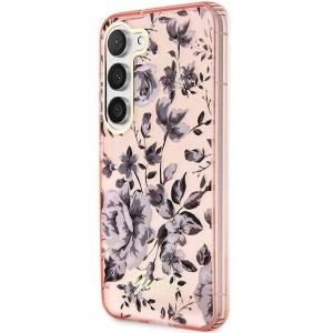 Guess GUHCS23SHCFWSP S23 S911 pink/pink hardcase Flower Collection (universal)