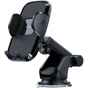 Joyroom car phone holder with telescopic extendable arm for dashboard and windshield black (JR-ZS259) (universal)