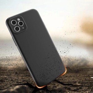 Hurtel Soft Case cover for Motorola Moto G73 5G thin silicone cover black (universal)