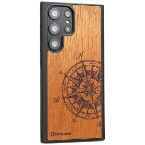 Bewood Wooden case for Samsung Galaxy S23 Ultra Bewood Traveler Merbau (universal)