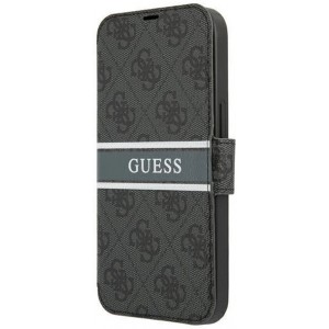 Guess GUBKP13S4GDGR iPhone 13 mini 5.4" grey/grey book 4G Stripe (universal)