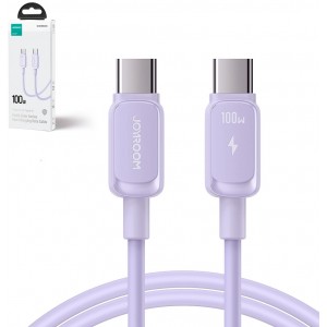 Joyroom USB C - USB C Cable 100W 1.2m Joyroom S-CC100A14 - Purple (universal)