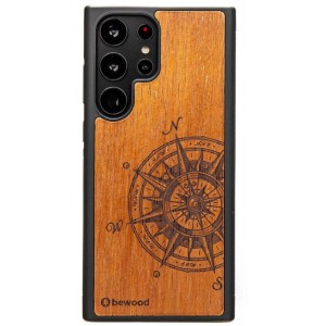 Bewood Wooden case for Samsung Galaxy S23 Ultra Bewood Traveler Merbau (universal)