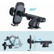 Joyroom car phone holder with telescopic extendable arm for dashboard and windshield black (JR-ZS259) (universal)