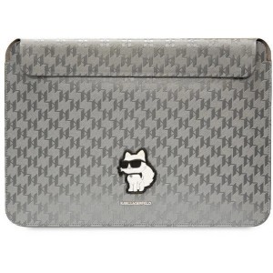 Karl Lagerfeld Saffiano Monogram Choupette KLCS14SAKHPCG 14" Laptop Case - Silver (universal)