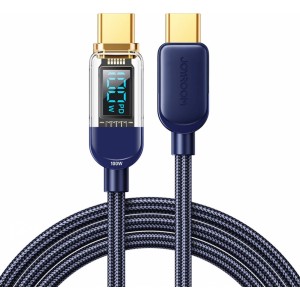 Joyroom USB C - USB C 100W cable for fast charging and data transfer 1.2 m blue (S-CC100A4) (universal)