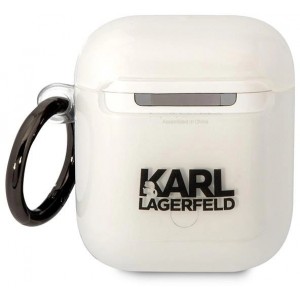 Karl Lagerfeld KLA2HNCHTCT Airpods 1/2 cover transparent Ikonik Choupette (universal)