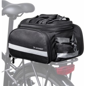 Wozinsky WBB36BK 27L bicycle bag - black (universal)