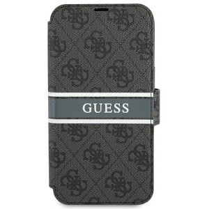 Guess GUBKP13S4GDGR iPhone 13 mini 5.4" grey/grey book 4G Stripe (universal)