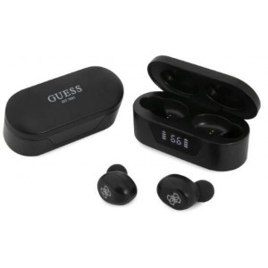 Guess GUTWST31EK TWS Bluetooth headphones + docking station - black (universal)