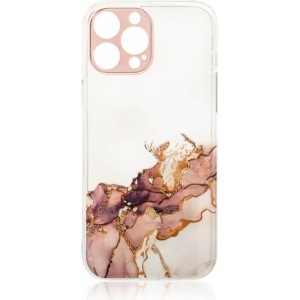 Hurtel Marble Case for iPhone 12 Pro Gel Cover Marble Brown (universal)
