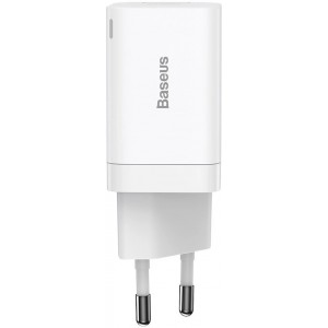 Baseus Super Si Pro USB / USB Type C Fast Charger 30W Power Delivery Quick Charge white (CCSUPP-E02) (universal)