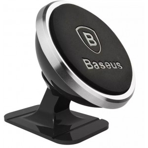 Baseus magnetic car phone holder (silver)