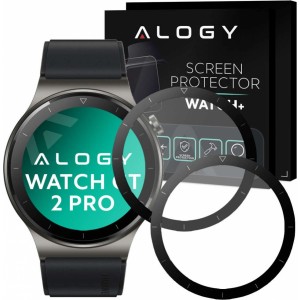 Alogy 2x Alogy 3D Flexible Glass for Huawei Watch GT 2 Pro Black