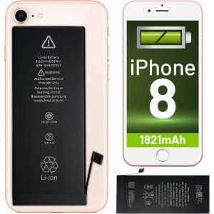 4Kom.pl Phone Replacement Battery For Apple iPhone 8 8G 1821mAh A1863 A1905