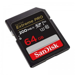 Sandisk EXTREME PRO SDXC 64GB 200/90MB/s UHS-I U3 Memory Card (SDSDXXU-064G-GN4IN)