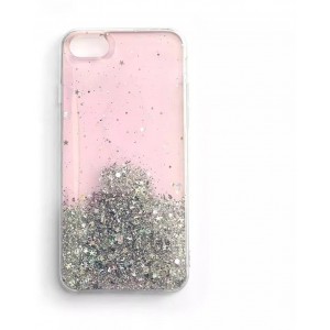 4Kom.pl Star Glitter case cover for iPhone 13 Pro Max shiny glitter cover pink