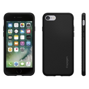 Spigen Etui Spigen Liquid Air Apple iPhone 7/8/SE 2022/2020 Black