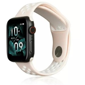 Producenttymczasowy Beline Sport Silicone smartwatch strap for Apple Watch 38/40/41mm pink/pink