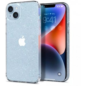 Spigen Liquid Crystal glitter silicone iPhone 14 transparent case