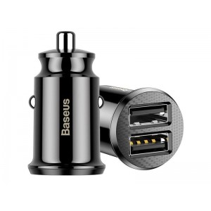 Baseus Grain car charger 2x USB 5V 3.1A black