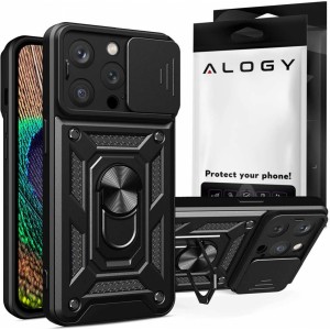 Alogy Camshield Stand Ring Case with Camera Cover for Apple iPhone 14 Pro