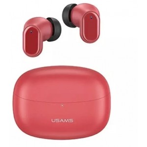 Usams Bluetooth 5.1 headphones USAMS TWS BH series wireless red/red BHUBH03
