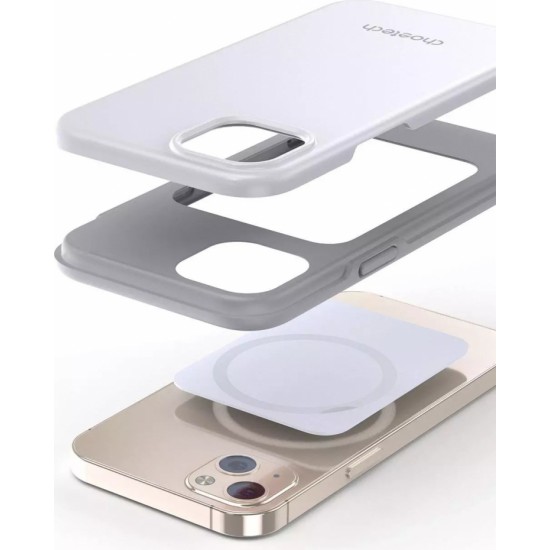 Choetech MFM Anti-drop case Made For MagSafe case for iPhone 13 white (PC0112-MFM-WH)