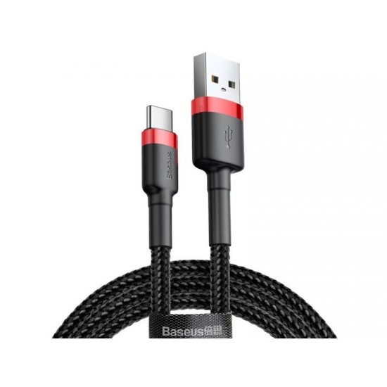 Baseus Kabel 50 cm Baseus Cafule USB-C 3A red black