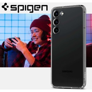 Spigen Liquid Crystal Protective Phone Case for Samsung Galaxy S23 Crystal Clear