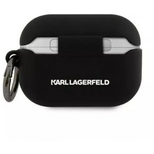 Karl Lagerfeld Protective case for headphones Karl Lagerfeld KLACAPSILCHBK for Apple AirPods Pro cover black/black Silicone Choupette