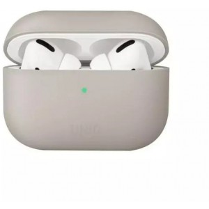 Uniq Protective case for UNIQ headphones Lino case for Apple AirPods Pro Silicone beige/beige ivory