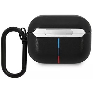 BMW BMAP22PVTK case for AirPods Pro cover black/black Leather Curved Line