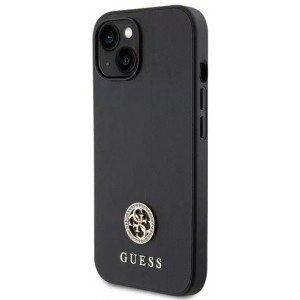 Guess Strass Metal Logo Back Case Защитный Чехол для Apple iPhone 15