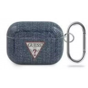 Guess GUACAPTPUJULDB AirPods Pro cover granatowy/dark blue Jeans Collection