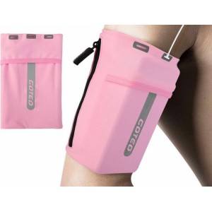 Goteo armband sports armband case for phone M Pink