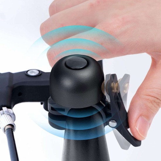 Rockbros Bicycle bell for bicycle universal mini RockBros 2018-1ABK loud 120dB for handlebar waterproof black