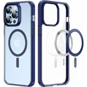 Dux Ducis Clin2 case for iPhone 14 Pro Max magnetic MagSafe cover blue