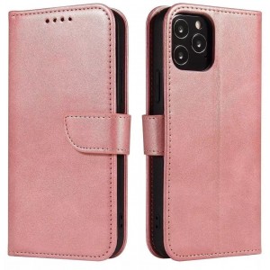 4Kom.pl Magnet Case elegant case with a flip cover and stand function for Samsung Galaxy A13 5G pink