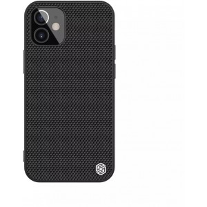 Nillkin Textured Case durable reinforced case with a gel frame and nylon on the back of the iPhone 12 mini black
