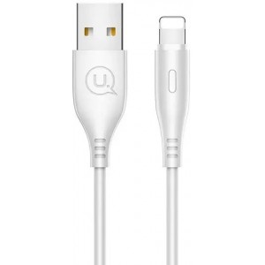 4Kom.pl USAMS Cable U18 lightning 2A Fast Charge 1m white