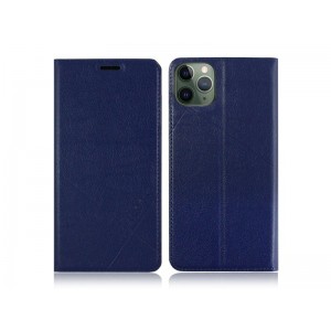 Alogy Flip Wallet Alogy Leather Case for Apple iPhone 11 Pro Max Navy Blue