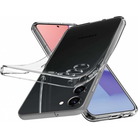 Spigen Liquid Crystal Protective Phone Case for Samsung Galaxy S23 Crystal Clear