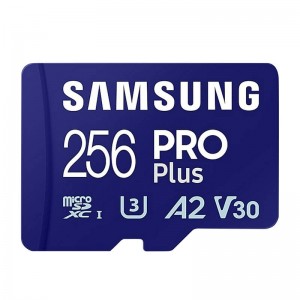 Samsung Memory card Samsung PRO Plus SDXC 256 GB U3 A2 V30 (MB-MD256SA/EU)