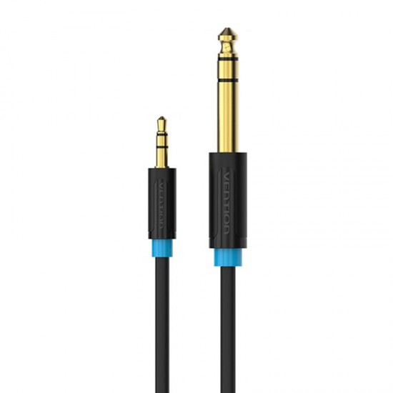 Vention 3.5mm TRS Male to 6.35mm Male Audio Cable 2m Vention BABBH (black)
