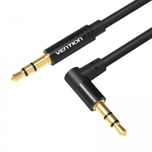 Vention 3.5mm Male to 90° Male Audio Cable 1.5m Vention BAKBG-T Black