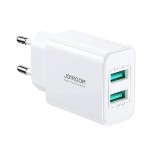 Joyroom Charger Joyroom JR-TCN04, 2.1A (EU) 2 USB (White)