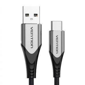 Vention USB 2.0 A to USB-C 3A cable 0.25m Vention CODHC gray