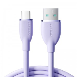 Joyroom Cable Colorful 3A USB to USB C SA29-AC3 / 3A / 1,2m (purple)