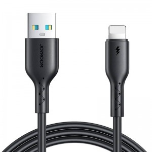 Joyroom Cable Flash Charge USB to Lightning Joyroom SA26-AL3/ 3A / 1m (black)
